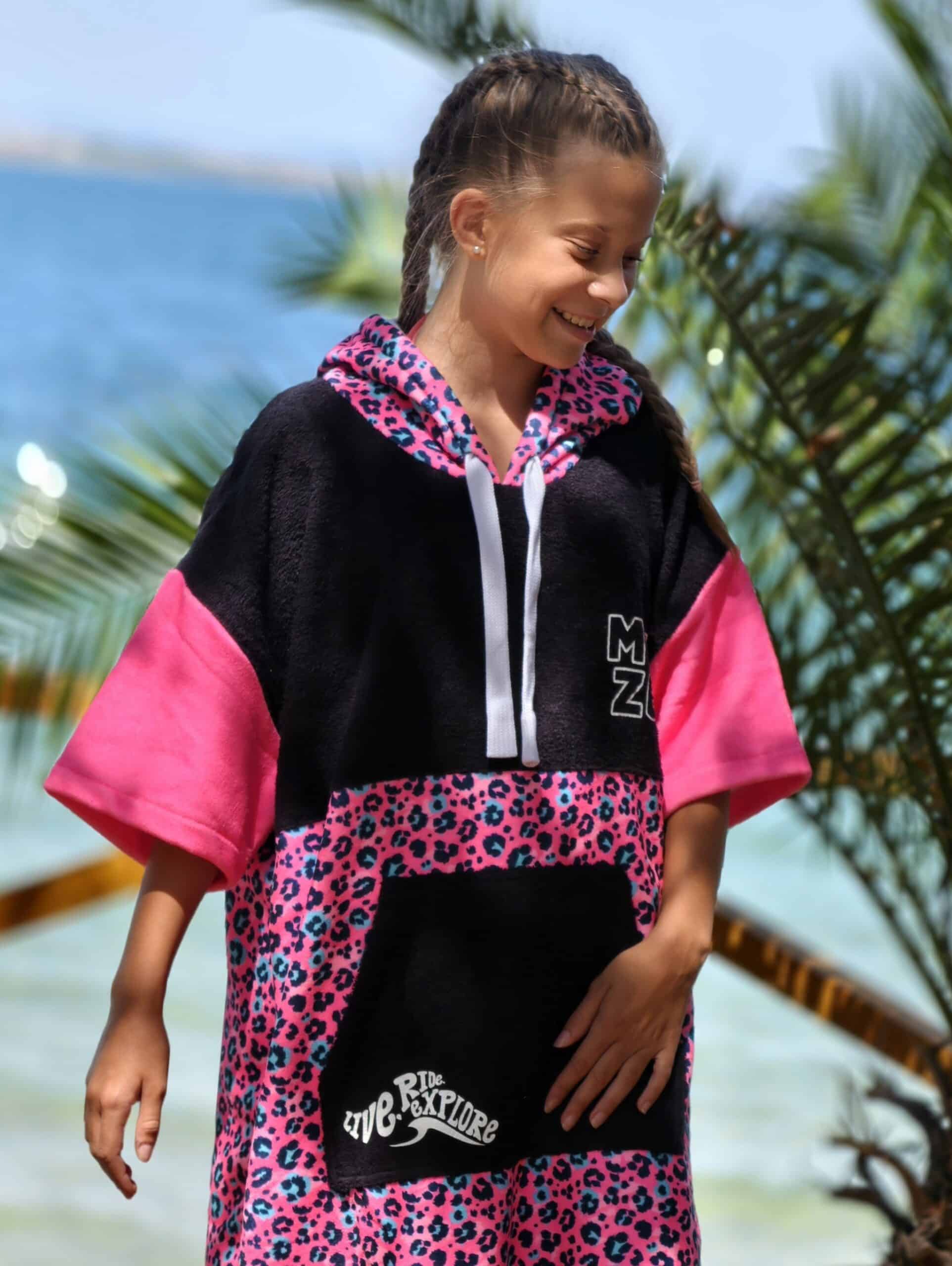 ПОНЧО MAZE LEO PINK